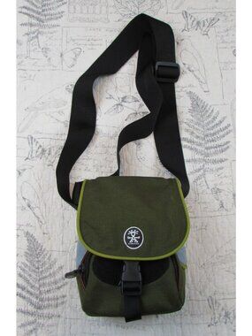 EUC Crumpler Million Dollar Home camera shoulder bag pack case Green Blue Orange